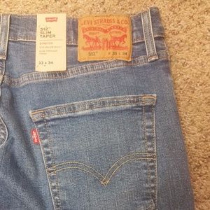 Levi's 512 Slim Taper Stretch Jean, 33x34